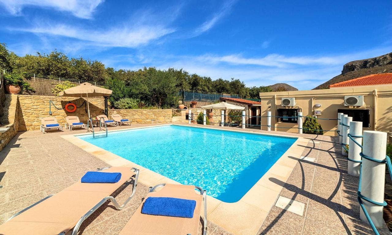 Cretan Kera Villa Heated Pool Luaran gambar