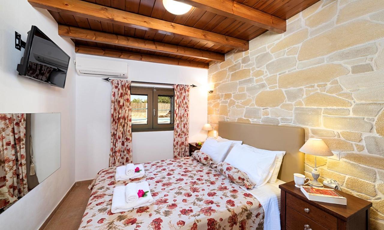Cretan Kera Villa Heated Pool Luaran gambar