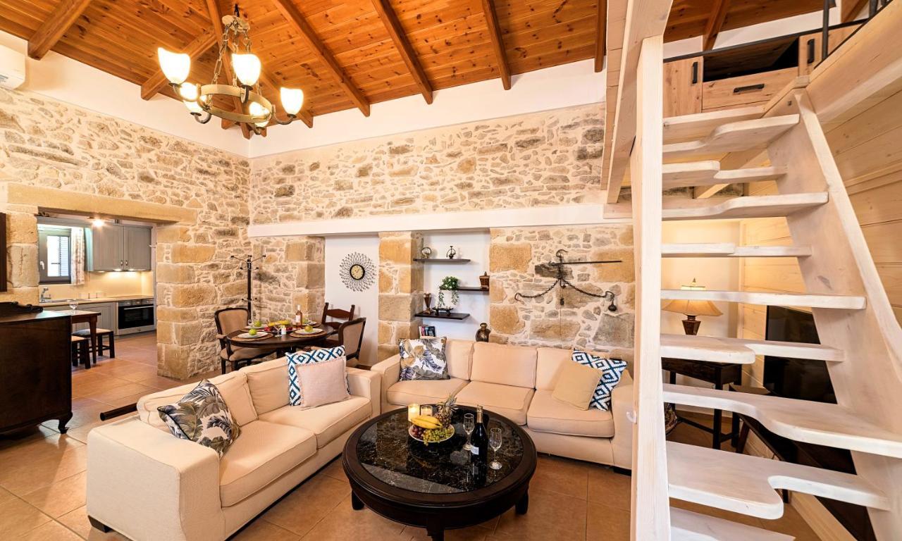Cretan Kera Villa Heated Pool Luaran gambar